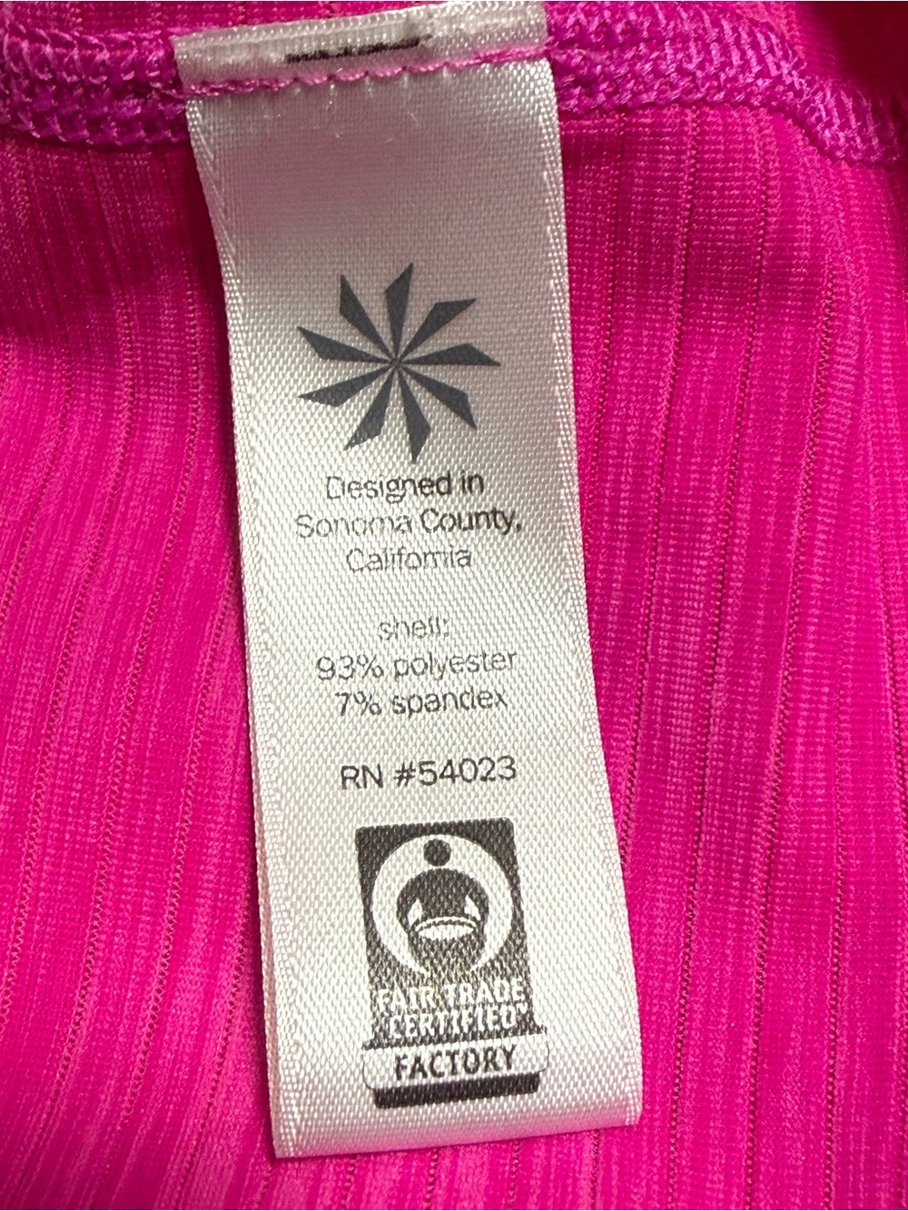 Athleta Pink Racerback Performance Tank - Picture 6 of 7